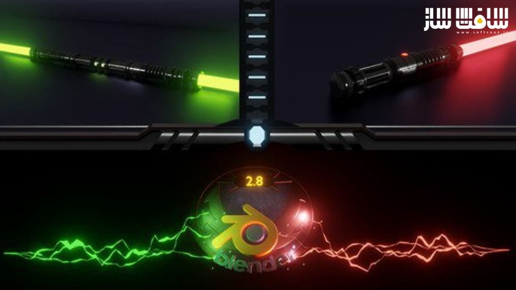 آموزش مدلینگ یک شمشیر نوری برای مبتدیان در Blender 
