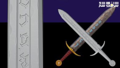 آموزش ساخت شمشیر Rune در Blender