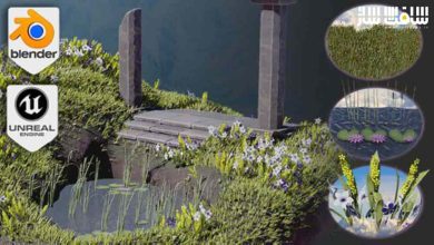 آموزش ایجاد گیاهان و شاخ و برگ سه بعدی در Blender و Unreal Engine