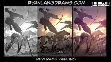 دوره نقاشی کی فریم : یک جنگجوی کماندار از Ryan Lang
