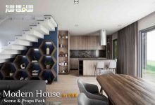 دانلود پروژه خانه مدرن HQ برای iclone