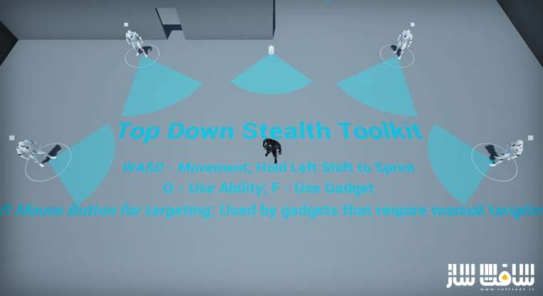 دانلود پروژه Top Down Stealth Toolkit برای آنریل انجین