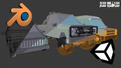 آموزش طراحی وسایل نقلیه Low-Poly در Blender برای توسعه دهندگان بازی Unity