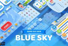 دانلود پروژه GUI Kit - BlueSky برای یونیتی