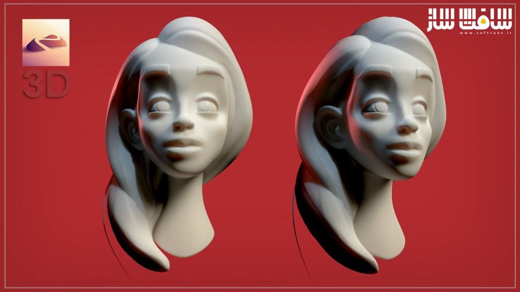 آموزش نحوه مدلینگ صورت و سر : طراحی کاراکتر در Nomad Sculpt