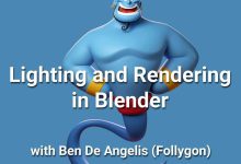 آموزش نورپردازی و رندرینگ در Blender با Follygon