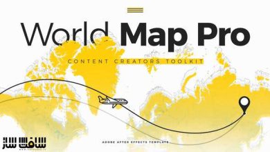 دانلود پروژه World Map Pro برای افترافکت