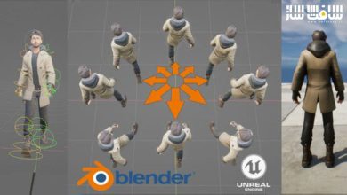 آموزش پایپ لاین انیماتورهای بازی کامل از Blender تا Unreal engine 5