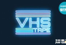 دانلود پروژه لوگوی رنگی پر جنب و جوش VHS برای افترافکت