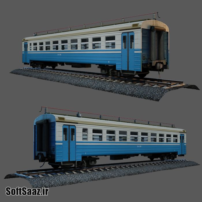 مدل سه بعدی قطار