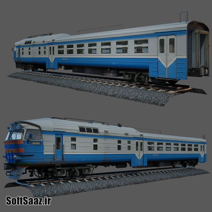 مدل سه بعدی قطار