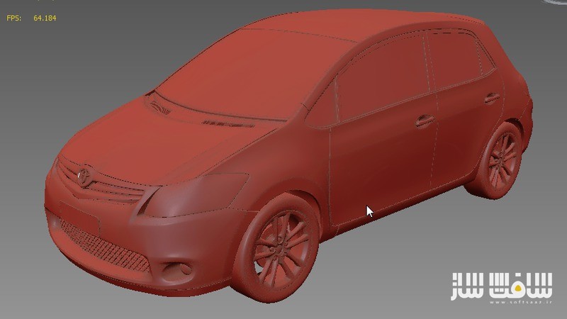 آموزش طراحی کامل خودرو در 3ds Max و Photoshop