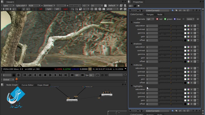 دانلود آموزش تبدیل استریو از فیلم 2D به 3D در NUKE