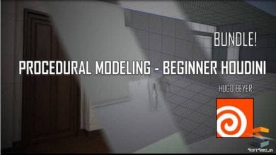 آموزش مدلسازی رویه ایی 4 فصل در Houdini