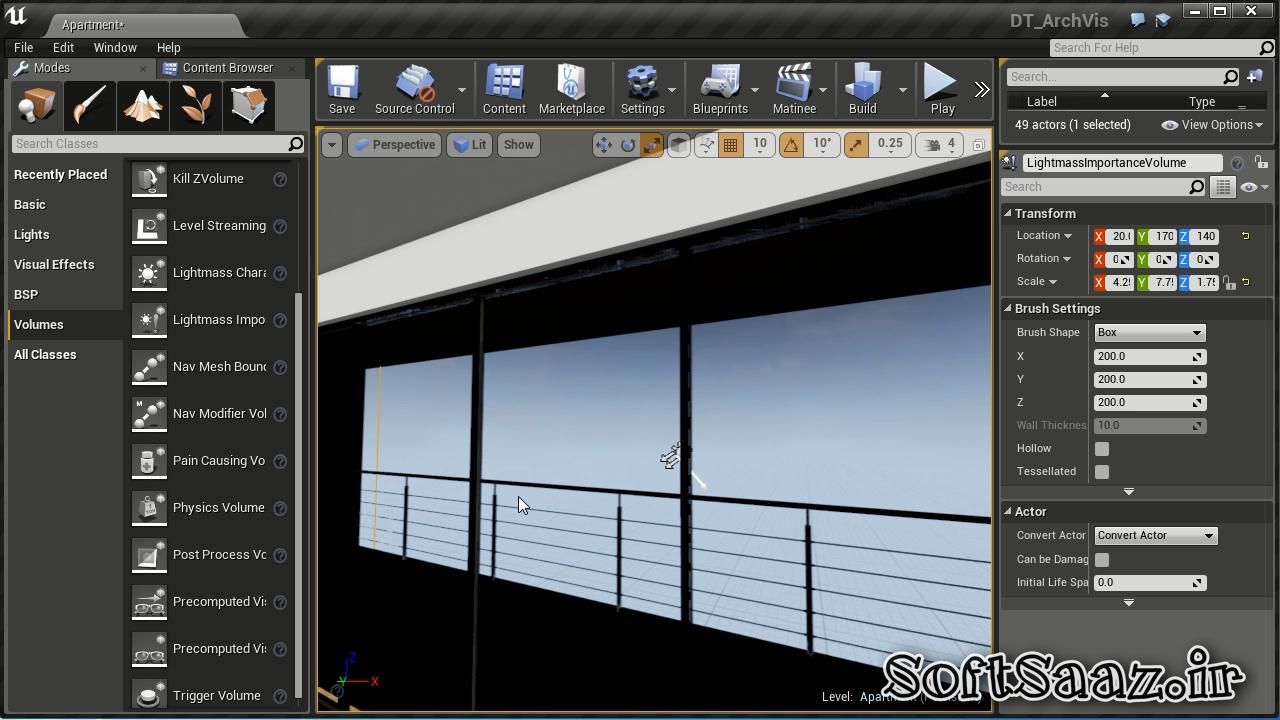 آموزش طراحی صحنه داخلی در Unreal Engine و 3ds Max